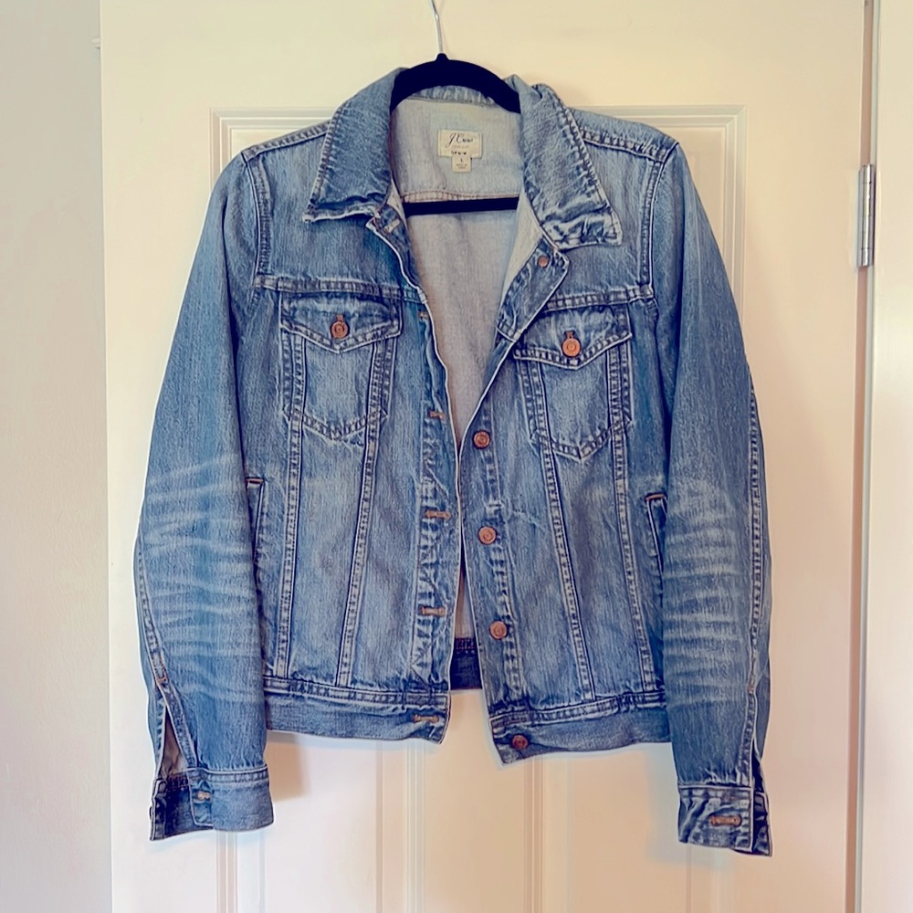J. crew Denim Jacket sz L